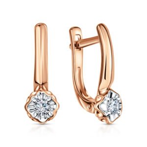 Gold earrings