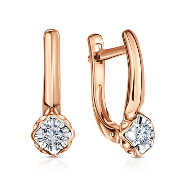 Gold earrings