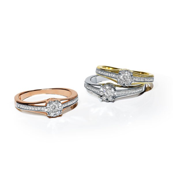 Gold ring with ds1