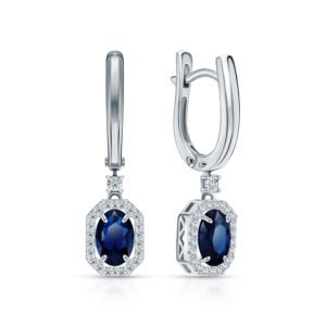 Sapphire earrings