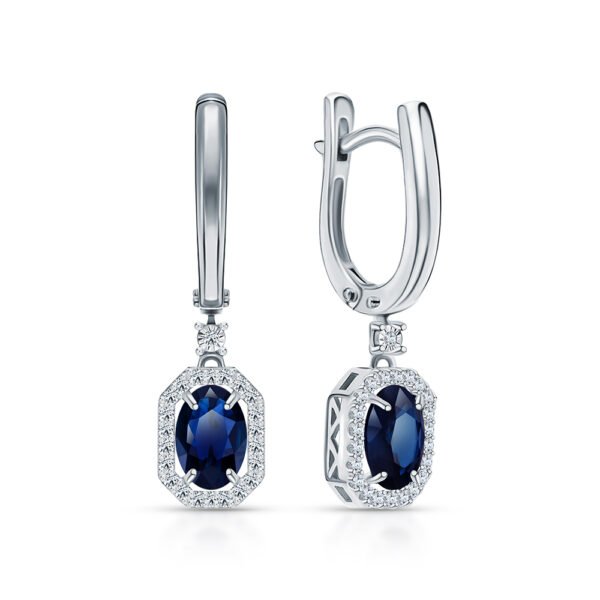 Sapphire earrings