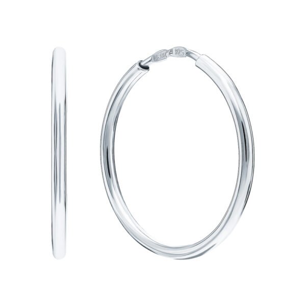 Silver earrings